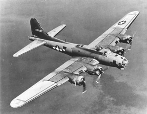 American B-17 heavy bomber