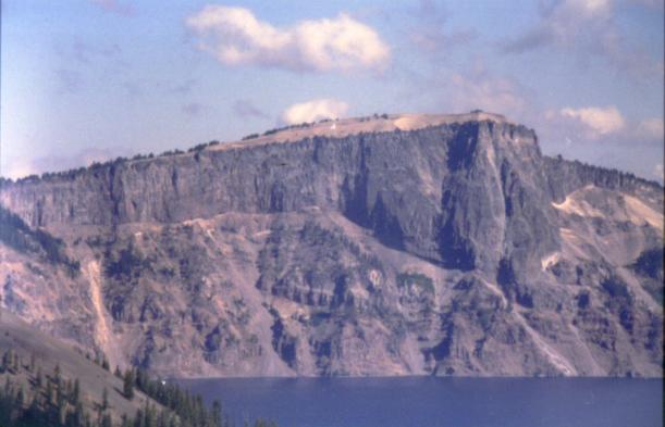 Llao Rock and the crater wall